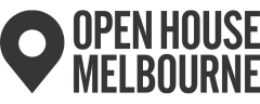 Open House Melbourne logo in black