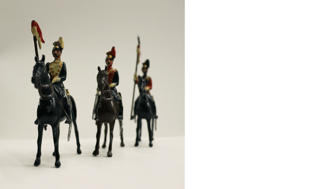 British Lance Horses Toy Soliders