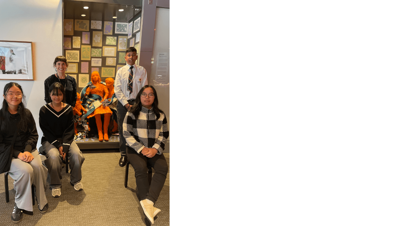 Kat Rae with Young Ambassadorsand the finished project